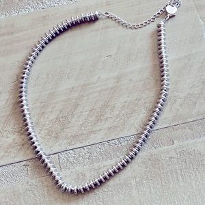 *Never worn* Silver ball chunky chain